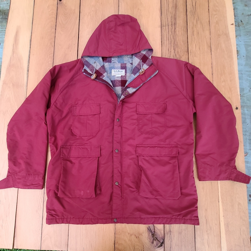 Vintage LL Bean Baxter State Parka Red 2XL